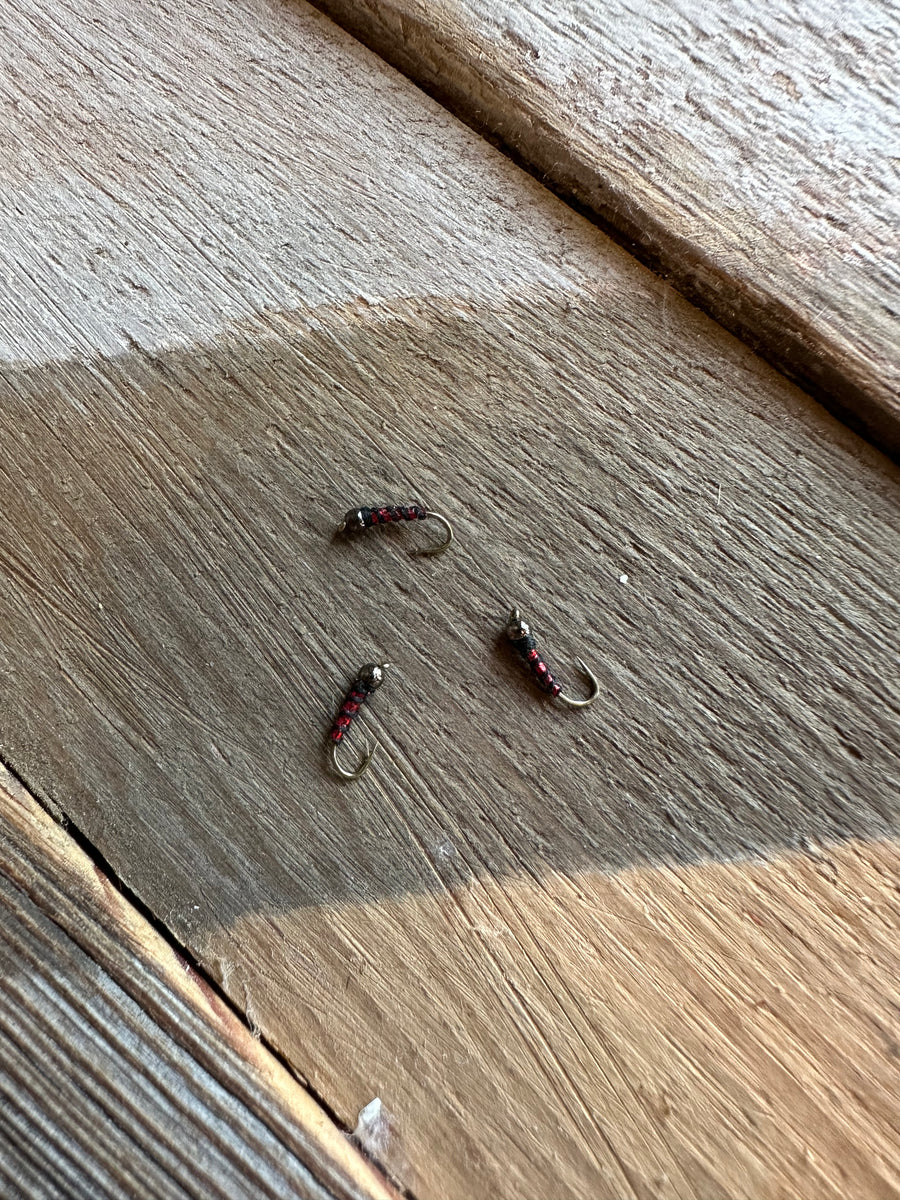 Ruby Midge 3 Pack Drift Fly Co