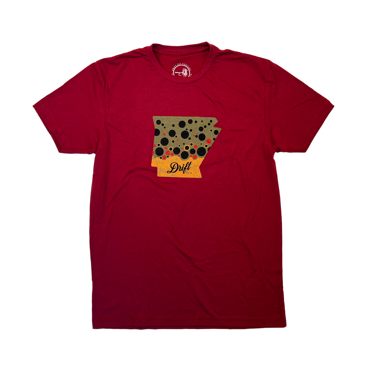 Brown Trout, gold logo t-shirt