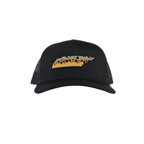 Tennessee Brown Trout Trucker - Black