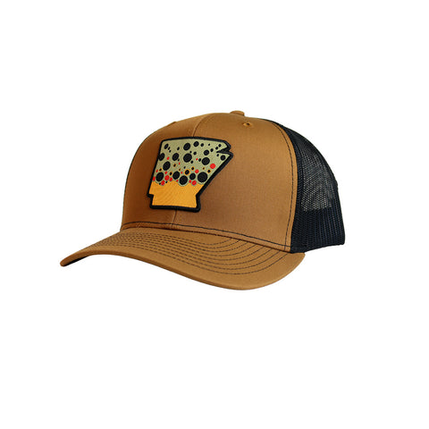 Arkansas Brown Trout Trucker - Bronze