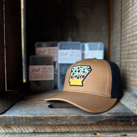 Arkansas Brown Trout Trucker - Bronze