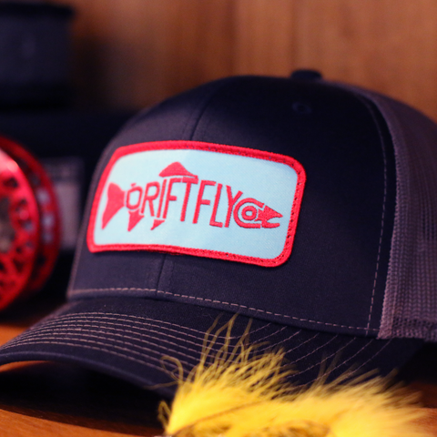 FISH LOGO Trucker - Navy/Charcoal