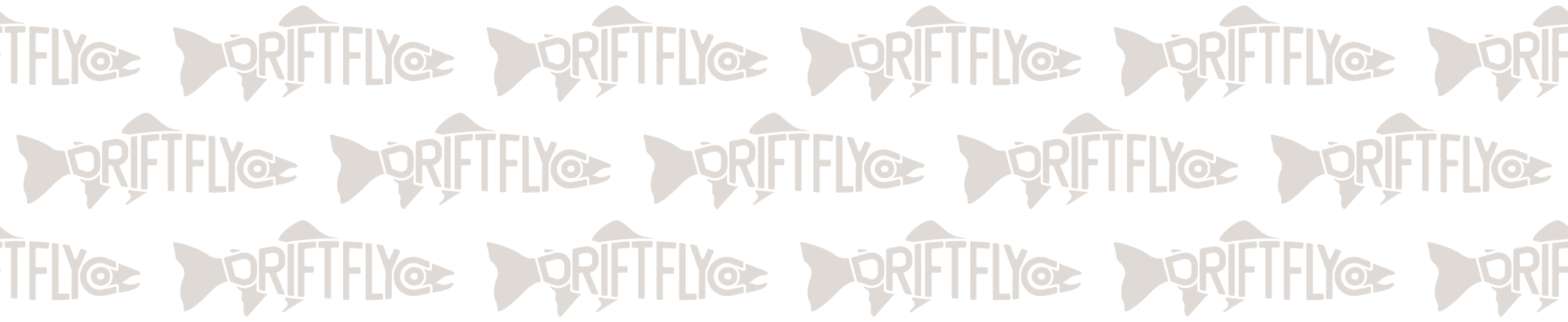 Full width image of Drift Fly Co Fish Logos below footer.