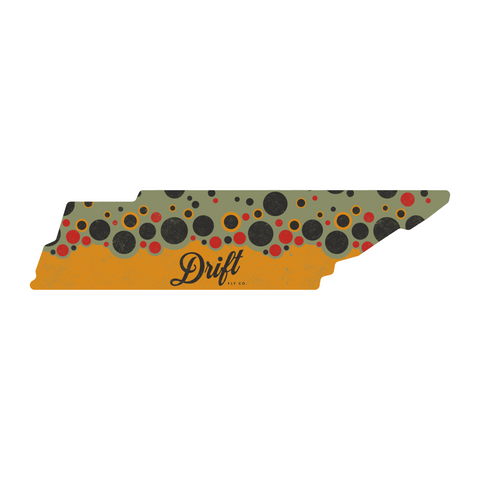 Tennessee Brown Trout Sticker